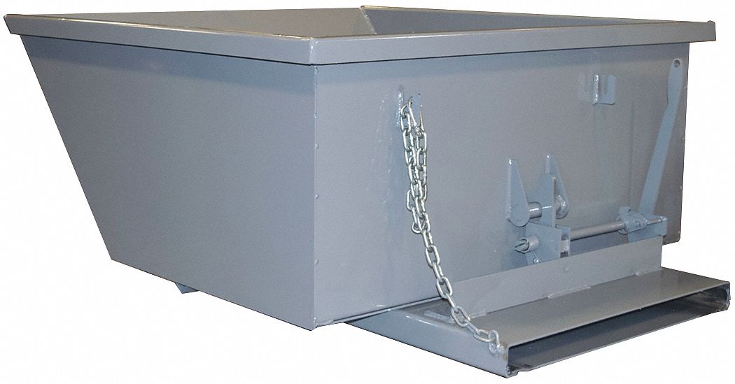 Self-Dumping Hopper 27.0 cu ft Cap. MPN:10077LPGray