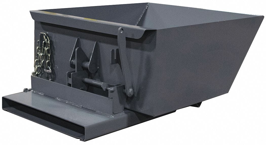 Self-Dumping Hopper 6.8 cu ft Cap. MPN:2555LPGray