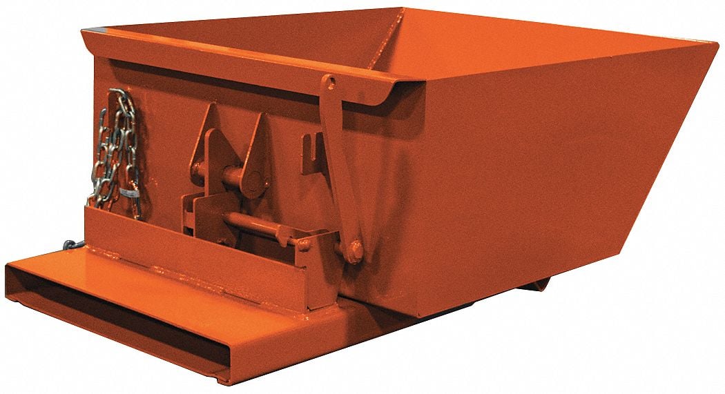 Self-Dumping Hopper 6.8 cu ft Cap. MPN:2555LPOrange