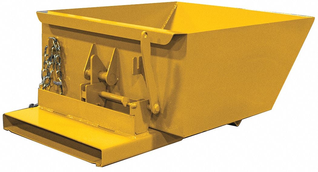 Self-Dumping Hopper 6.8 cu ft Cap. MPN:2555LPYellow