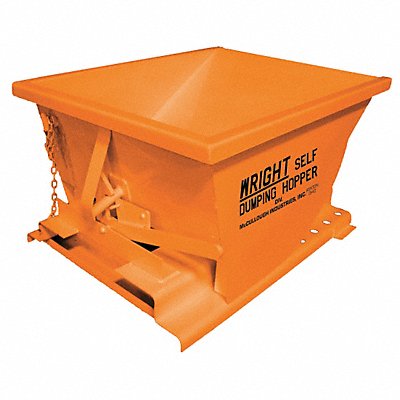 Self Dumping Hopper 4000 lb Orange MPN:2577 ORANGE