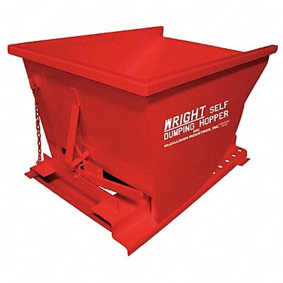 Self Dumping Hopper 4000 lb Red MPN:2577 RED