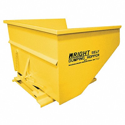 Self Dumping Hopper 5000 lb Yellow MPN:26077 YELLOW