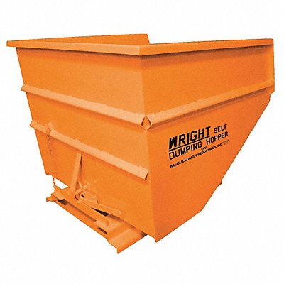 Self Dumping Hopper 5000 lb Orange MPN:30077 ORANGE