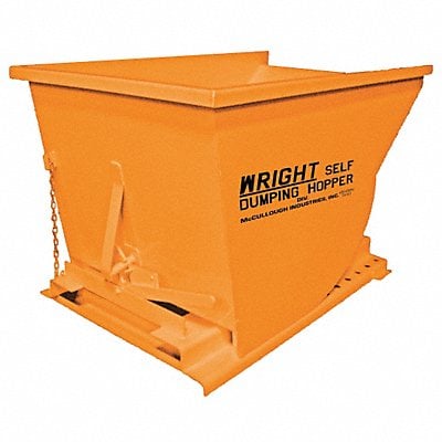 Self Dumping Hopper 5000 lb Orange MPN:7577 ORANGE