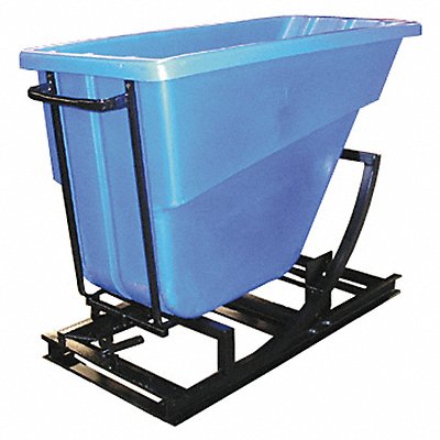 F1969 Self Dumping Hopper 750 lb Poly Blue MPN:SD 5/8 BLUE