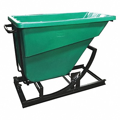 F1969 Self Dumping Hopper 750 lb Poly Green MPN:SD 5/8 GREEN