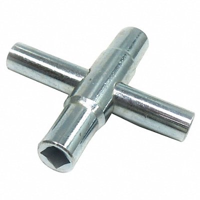 Water Key Four Way Steel MPN:34A523