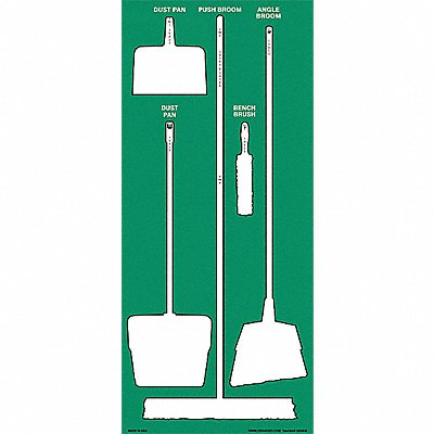 Shadow Board Combo Kit Green White MPN:7DX03