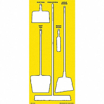 Shadow Board Combo Kit Yellow White MPN:7DX16