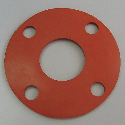 Flange Gasket Full Face 1/2 In Silicone MPN:4CYW4