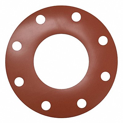 Flange Gasket Full Face 4 In Silicone MPN:4CYX2