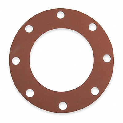 Flange Gasket Full Face 6 In Silicone MPN:4CYX4