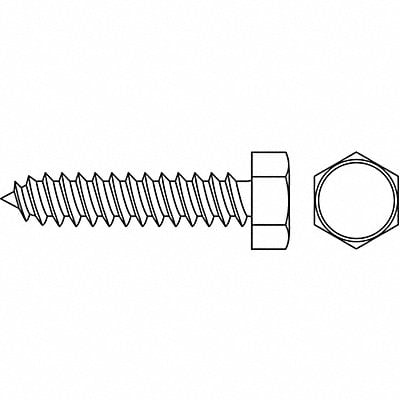 Scrw Sz #10 Zinc 1/2 L PK1000 MPN:SMHWI-1000500SL-1000P