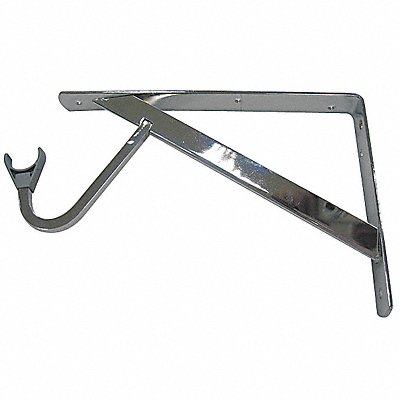 Shelf/Rod Bracket Steel 12-51/64 in L MPN:33TZ38