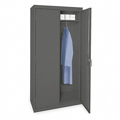 Storage Cabinet: 36 in x 18 in x 72 in, 1 Adjustable Shelf, Swing Handle, Keyed, Frame MPN:1UFA1