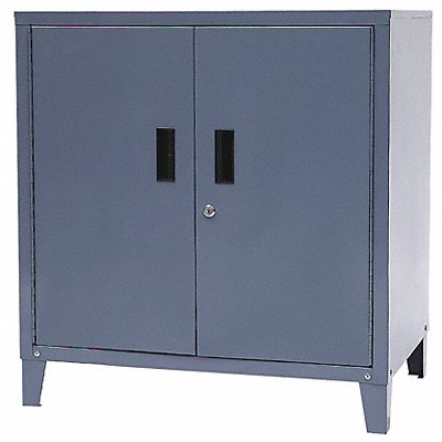 Shop Desk 33 x31.5 x21 Gray 1Shlv MPN:4TX95