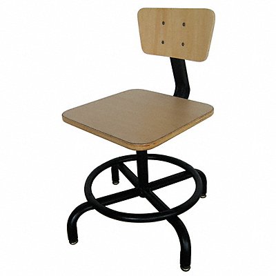 Task Stool 4 Legs Wood 31.5 H MPN:5NWH9