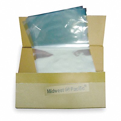 Shrink Wrap Bags PVC 8 in PK500 MPN:5ZZ55