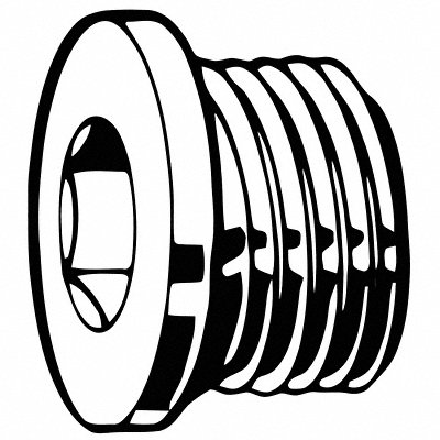 SocketScrewPlug Steel M12-1.5 15mmL PK50 MPN:M07640.120.0150