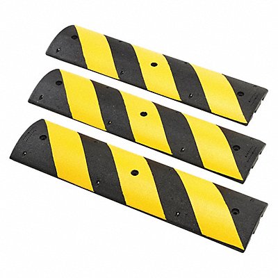 Speed Bump Black/Yellow 2-1/4 H x 48 L MPN:GNRS2411YB