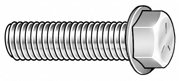 Flange Bolts Fastener L 1/2 in PK50 MPN:2FE11