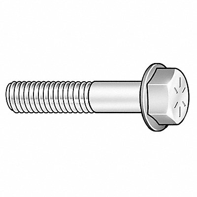 Flange Bolts Fastener L 2 3/4 in PK25 MPN:2TJ85