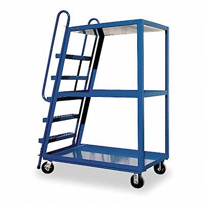 Stock Picking Ladder Cart 63-1/2 in H MPN:SPS-HF-2852