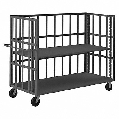 Slat Cart 3000 lb 2 Shelf 72 in L MPN:OPTFB-7230-1AS-95