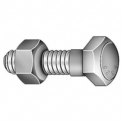 Structural Bolt Fstnr L 4 3/4 in PK5 MPN:1RU34