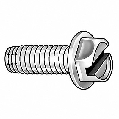 Thread Cutting Screw #6 Hex 1/2 L PK100 MPN:1HA16