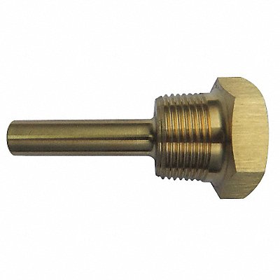 Bimetal Thermowell Brass 1/2 NPSM MPN:24C469