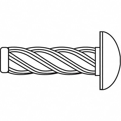 U-Drive Screw 18-8SS 1/8 L PK1000 MPN:UDIX0-20012-1000P