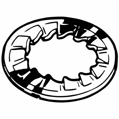 Lock Washer Bolt M16 ZP INT-TH PK100 MPN:M37480.160.0001