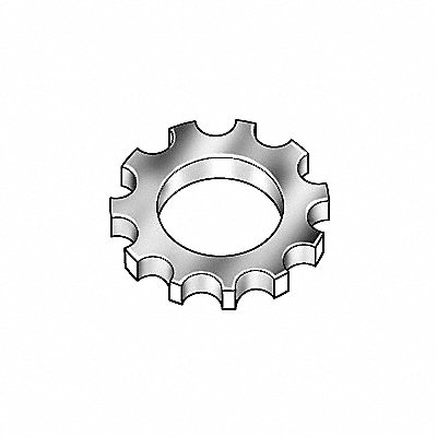 Ext TthLk #10 Steel 0.41x0.024in 100PK MPN:SEWIS-100-100P