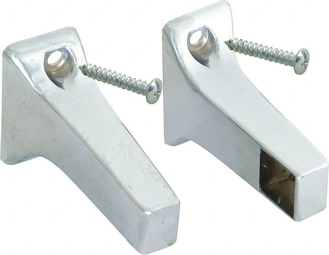 Towel Bar Brackets Zinc 1 3/8 in H PR MPN:15151