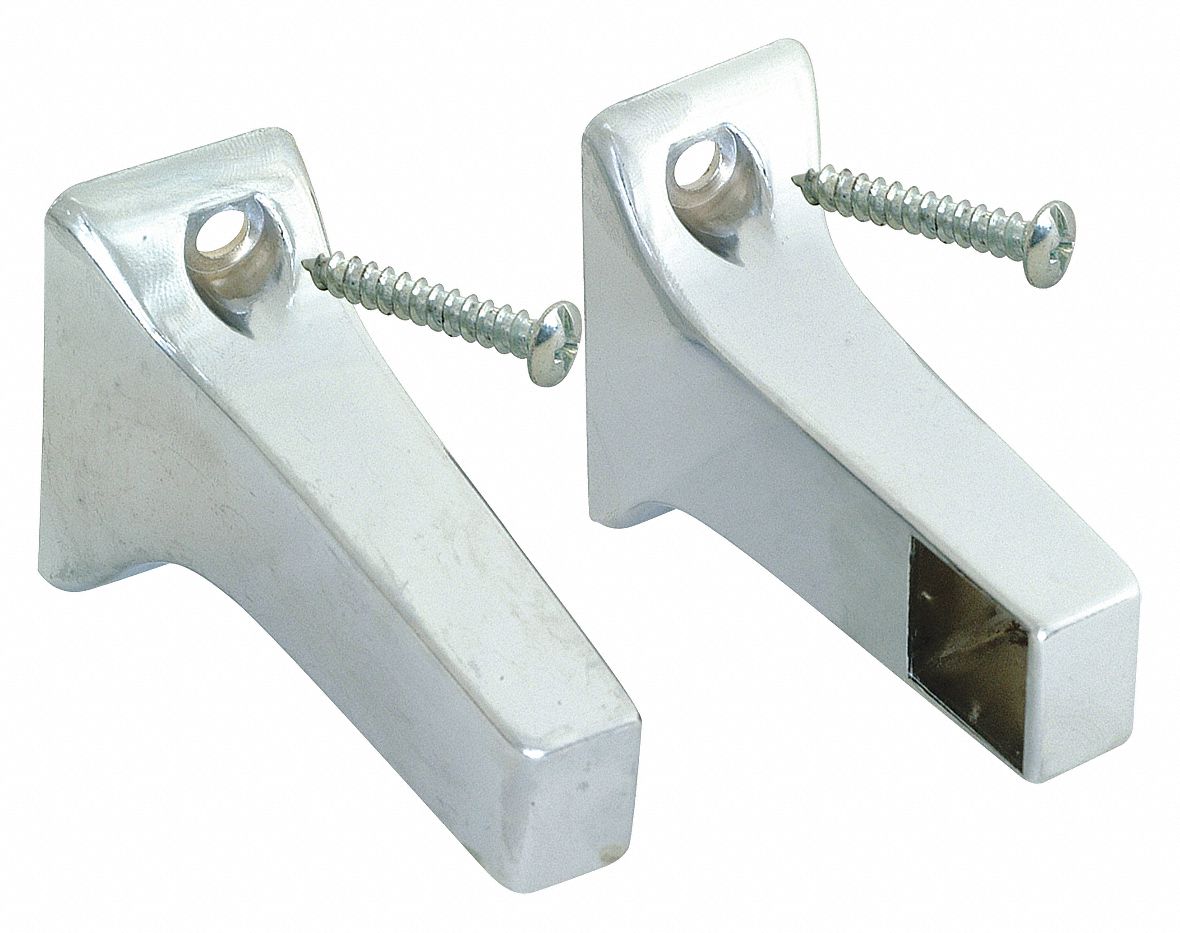 Towel Bar Brackets Metal 3/4 in H MPN:16155