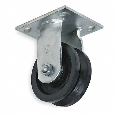 V-Groove Track-Wheel Plate Caster Rigid MPN:1NWB5