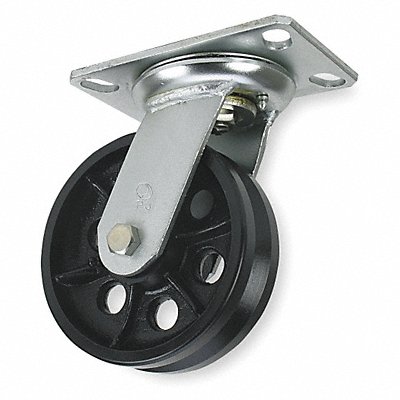 V-Groove Track-Wheel Plate Caster Swivel MPN:1NWD5