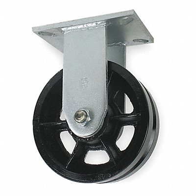 V-Groove Track-Wheel Plate Caster Rigid MPN:1NWE7