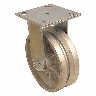 V-Groove Track-Wheel Plate Caster Rigid MPN:P21R-C040R-14-VG1