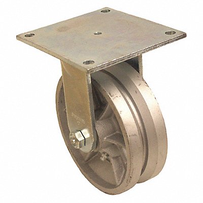 V-Groove Track-Wheel Plate Caster Rigid MPN:P21R-C060R-15-VG1