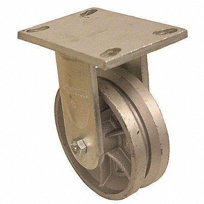 V-Groove Track-Wheel Plate Caster Rigid MPN:P23R-C080R-16-VG1