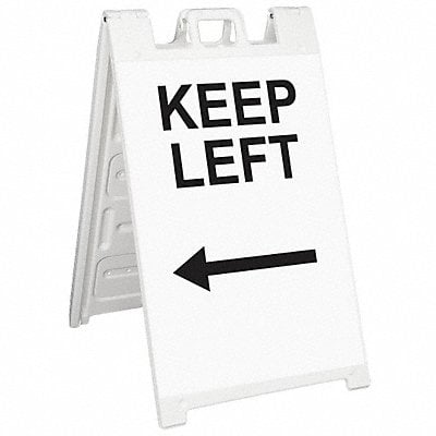 Barricade Sign Keep Left/with Arrow MPN:130-WLGQ3602-OBEG