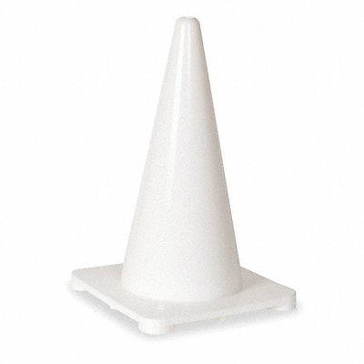 H1545 Traffic Cone 18 In.White MPN:1YBW7