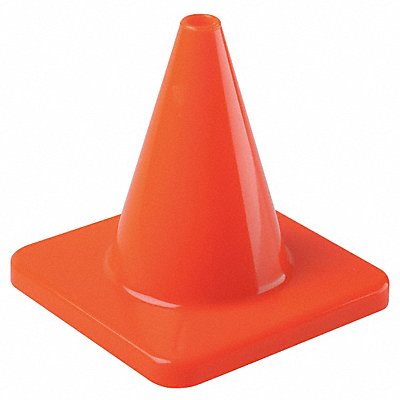 Traffic Cone 4 In.Orange MPN:6FGY6