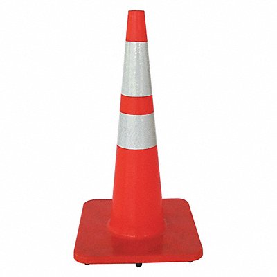 Traffic Cone 28 in H Orange MPN:6VKH1