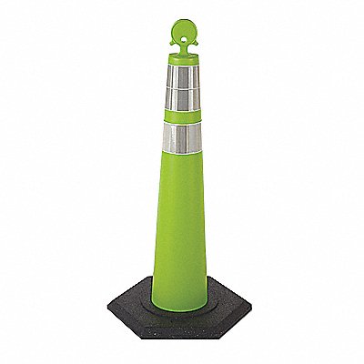 K6951 Channelizer Cone with Collar 36in H Lime MPN:03-770-36L64