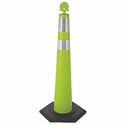 K6953 Channelizer Cone with Collar 42in H Lime MPN:03-770-42L64