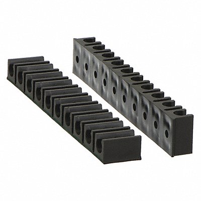 Tube Rack 10 Channels 5/32 In Black PK2 MPN:MTR-156-102